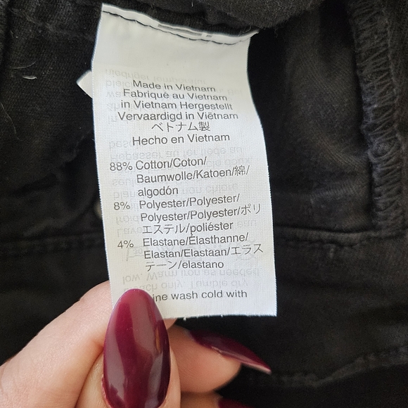 Madewell Black High-Rise Skinny Jeans - Picture 5 of 7